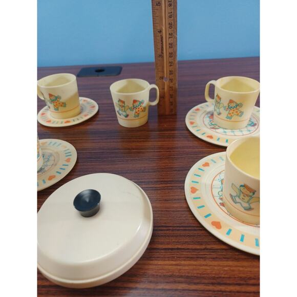 1980's Chilton Globe Kids Toys Cups Saucers Boy And Girl Design - Picture 3 of 10